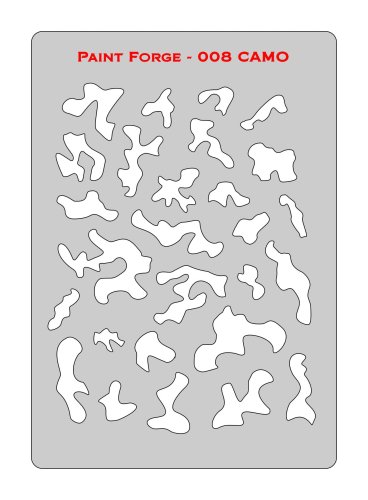Przejdź do produktu Paint Forge PFST008M - Camo Stencils M - szablon malarski