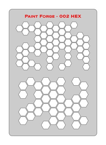 Przejdź do produktu Paint Forge PFST002M - Hex 2 Stencils M - szablon malarski