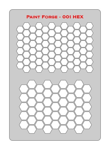 Przejdź do produktu Paint Forge PFST001L - Hex Stencils L - szablon malarski