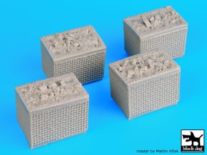 BLACK DOG D35017 - 1:35 Sandbag armored wall 3
