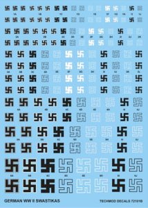 TECHMOD 72101 - 1:72 German Swastikas
