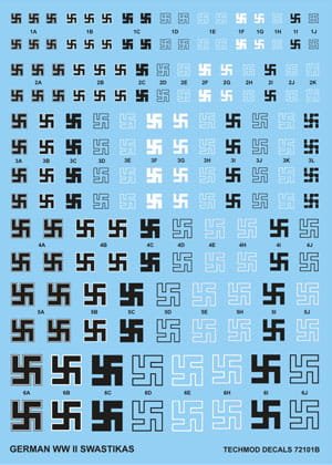 Przejdź do produktu TECHMOD 72101 - 1:72 German Swastikas