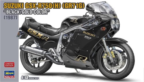 Przejdź do produktu Hasegawa 21749 - 1:12 Suzuki GSX-R750(H) GR71G Black/Gold Color 1987