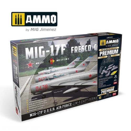 Przejdź do produktu Ammo Mig 8512 - 1:48 MiG-17F Fresco C / LIM-5 Premium Special Edition