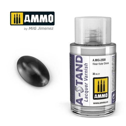 Przejdź do produktu Ammo Mig 2500 - Lakier błyszczący A-Stand Klear Kote Gloss 30 ml