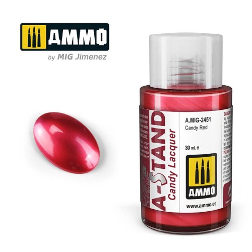 Przejdź do produktu Ammo Mig 2451 - Farba A-Stand Candy Red 30 ml