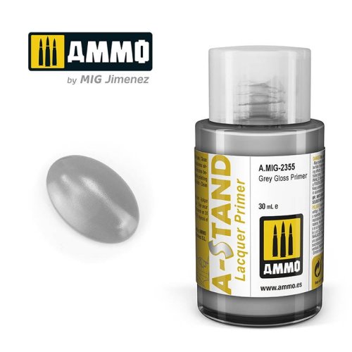 Przejdź do produktu Ammo Mig 2355 - Podkład A-Stand Grey Gloss Primer 30 ml