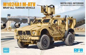 Rye Field Model 4801 - 1:48  M1240A1 M-ATV MRAP All Terrain Vehicle