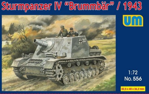 Przejdź do produktu Unimodels 556 - 1:72 Sturmpanzer IV Brummbar 1943