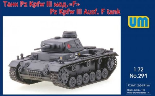 Przejdź do produktu Unimodels 291 - 1:72 Pz.Kpfw. III Ausf. F