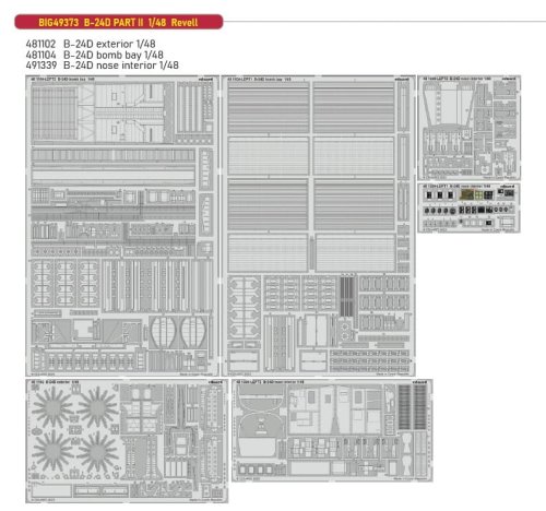 Przejdź do produktu Eduard BIG49373 - 1:48 B-24D Part II