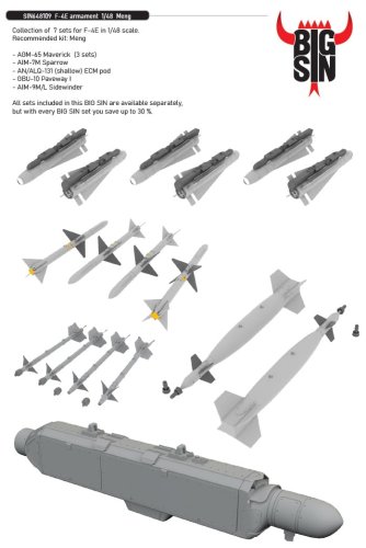 Przejdź do produktu Eduard SIN648109 - 1:48 F-4E armament