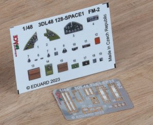 Eduard 3DL48128 - 1:48 FM-2 Space 3D Decals + PE