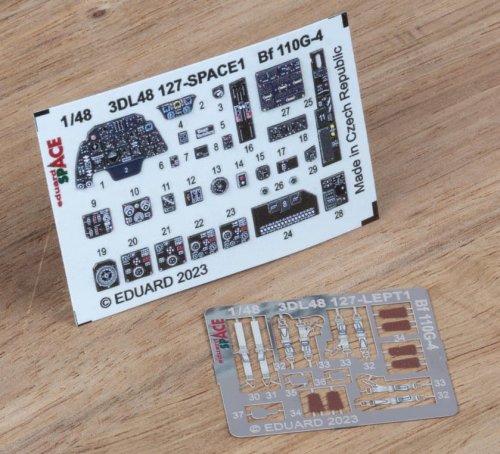 Przejdź do produktu Eduard 3DL48127 - 1:48 Bf 110G-4 Space 3D Decals + PE