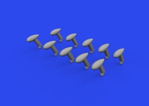 Eduard 672329 - 1:72 Bf 109 balance weights Print 3D