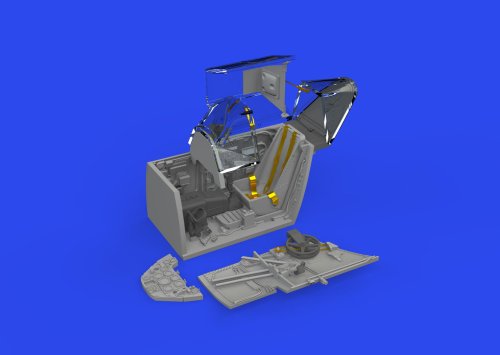 Przejdź do produktu Eduard 648875 - 1:48 Bf 109F cockpit w/ early seat Print 3D