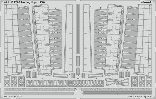 Przejdź do produktu Eduard 481119 - 1:48 FM-2 landing flaps