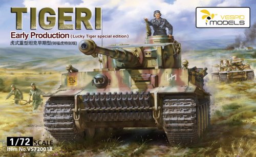 Przejdź do produktu Vespid Models VS720018 - 1:72 Tiger I Early Production - Lucky Tiger special edition