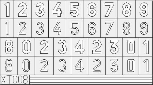 Przejdź do produktu EDUARD XT008 - 1:35 German Numbers Medium