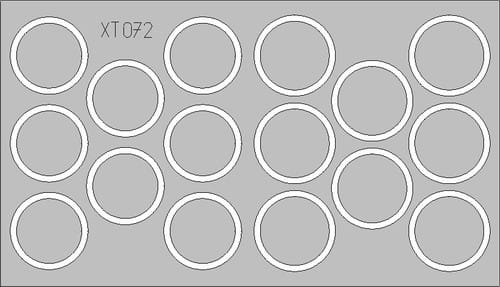Przejdź do produktu EDUARD XT072 - 1:35 Panther Ausf.G wheel mask