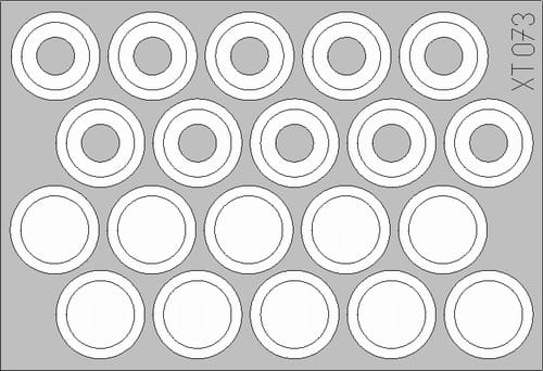 Przejdź do produktu EDUARD XT073 - 1:35 M-113 wheel mask