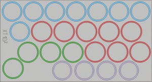 EDUARD XT107 - 1:35 Tiger I wheel mask