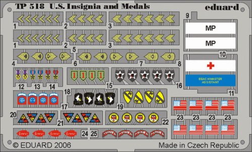 Przejdź do produktu EDUARD TP518 - 1:35 US Insignia and Medals WWII