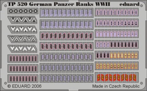 Przejdź do produktu EDUARD TP520 - 1:35 German Panzer Ranks WWII