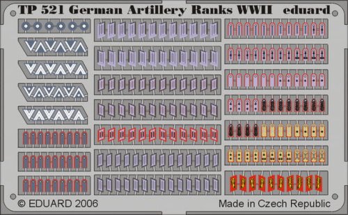 Przejdź do produktu EDUARD TP521 - 1:35 German Artillery Ranks WWII
