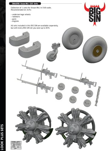 Przejdź do produktu Eduard SIN648110 - 1:48 Anson Mk.I