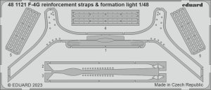 Eduard 481121 - 1:48 F-4G reinforcement straps & formation lights