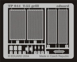 EDUARD TP044 - 1:35 T-55 grill