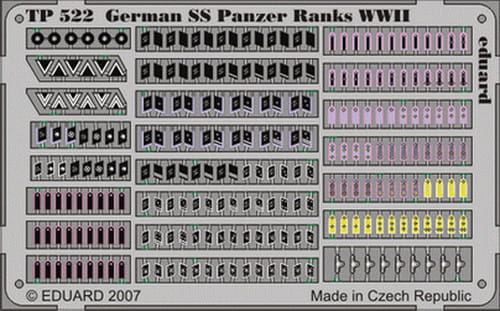 Przejdź do produktu EDUARD TP522 - 1:35 German SS Panzer Ranks WWII