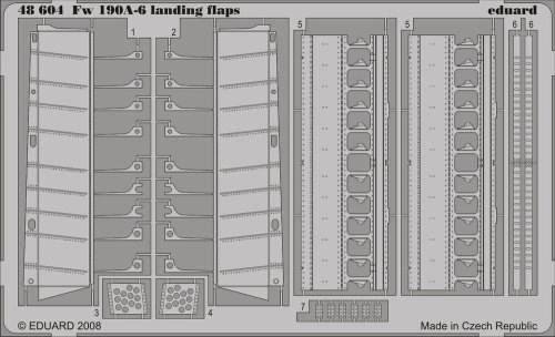 Przejdź do produktu EDUARD 48604 - 1:48 Fw 190A-6 landing flaps