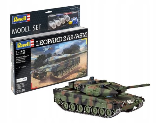 Przejdź do produktu Revell 63180 - 1:72 Leopard 2A6 /A6M - model z farbami