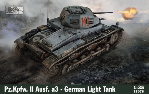 Przejdź do produktu IBG 35078 - 1:35 Pz.Kpfw. II Ausf. a3 - German Light Tank