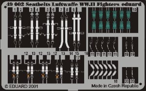 EDUARD 49002 - 1:48 Seatbelts Luftwaffe WWII Fighters