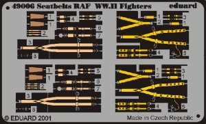 EDUARD 49006 - 1:48 Seatbelts RAF WWII