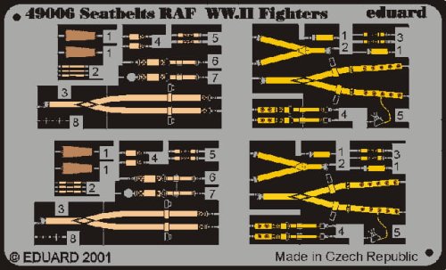 Przejdź do produktu EDUARD 49006 - 1:48 Seatbelts RAF WWII