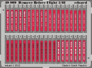 EDUARD 49009 - 1:48 Remove Before Flight