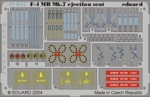 EDUARD 49015 - 1:48 F-4 ejection seat grey