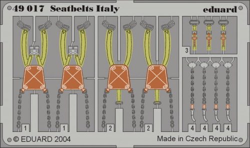 Przejdź do produktu EDUARD 49017 - 1:48 Seatbelts Italy