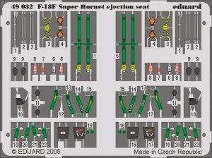 EDUARD 49032 - 1:48 F/A-18F ejection seat