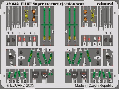 Przejdź do produktu EDUARD 49032 - 1:48 F/A-18F ejection seat