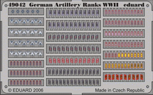 Przejdź do produktu EDUARD 49042 - 1:48 German Artillery Ranks WWII