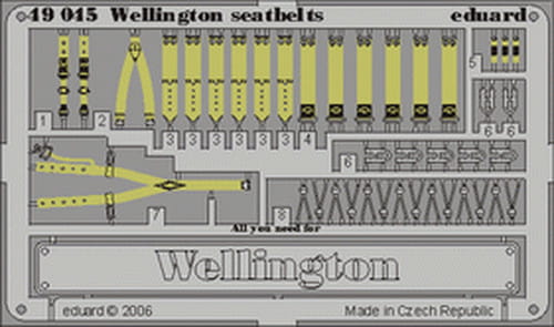 Przejdź do produktu EDUARD 49045 - 1:48 Wellington seatbelts
