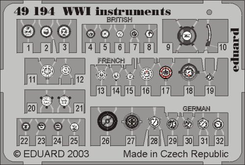 Przejdź do produktu EDUARD 49194 - 1:48 WWI Instruments