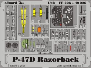EDUARD 49226 - 1:48 P-47D-20