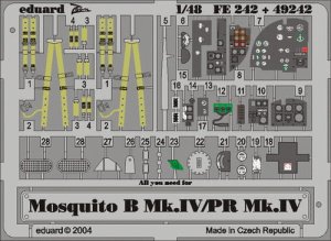 EDUARD 49242 - 1:48 Mosquito B.Mk.IV/PR Mk.IV