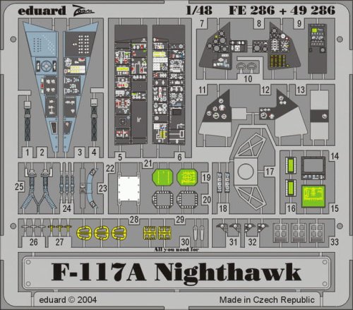 Przejdź do produktu EDUARD 49286 - 1:48 F-117A